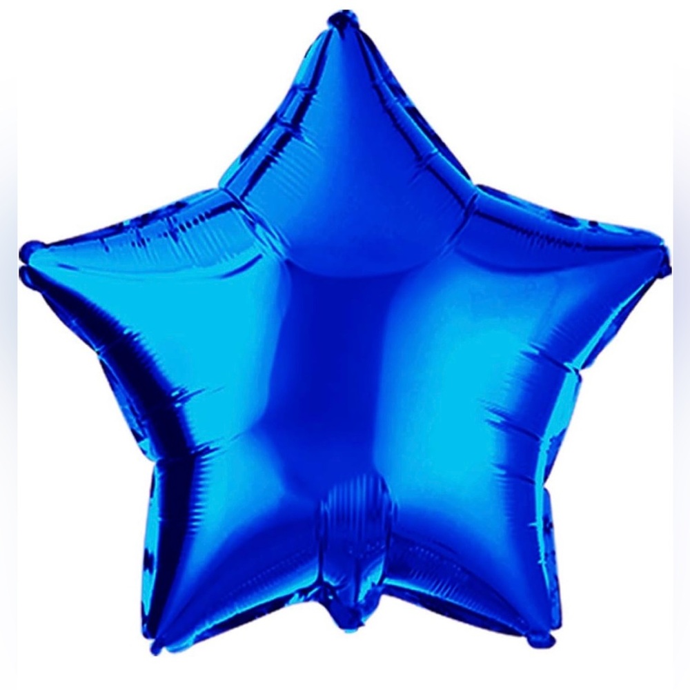 Brand new Blue Star Foil Balloon 25 pack